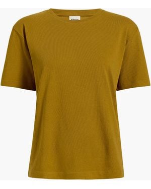 KHAITE Mae T-Shirt - Yellow