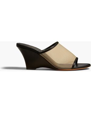 KHAITE Marion Wedge Sandal - White
