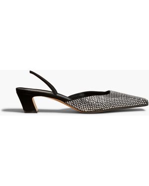 KHAITE Roosevelt Slingback Pump - White
