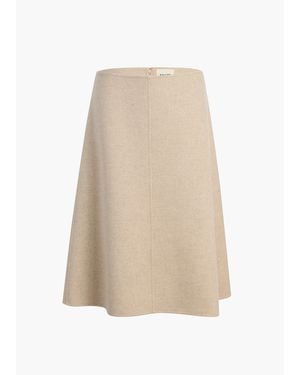KHAITE Nania Skirt - Natural