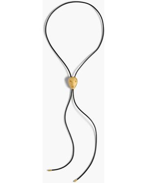 KHAITE Visage Bolo Tie - Metallic