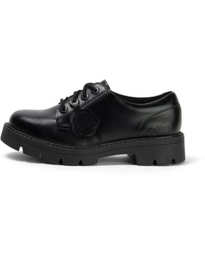 Kickers Adult Kori Lace High Shine Leather - Black