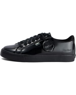 Kickers Adult Tovni Lacer Leather Alternative Patent Leather - Black