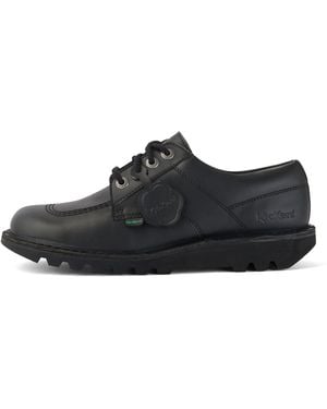 Kickers Adult Kick Lo Leather Alternative - Black