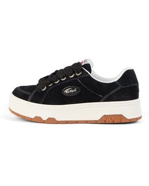 Kickers Adult 70 Lo Trainers Suede - Black
