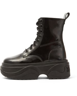 Kickers Adult Kade Boot Patent Leather - Black
