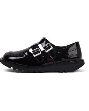 Kickers Adult Kick T Double Patent Leather - Black
