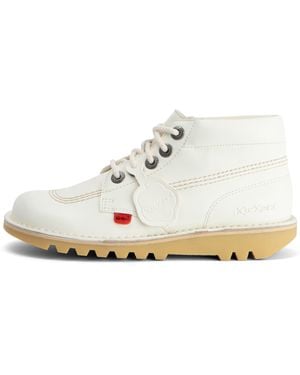 Kickers Adult Kick Hi Leather Alternative - White