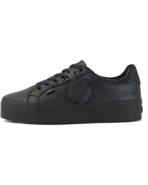 Kickers Adult Tovni Stack Leather Alternative - Black