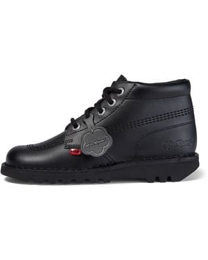 Kickers Adult Kick Hi Leather - Black