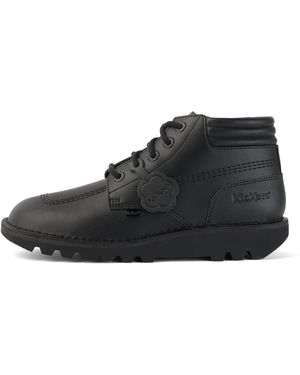 Kickers Adult Kick Hi Padded Leather - Black