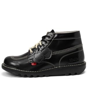 Kickers Adult Kick Hi 75 Leather - Black