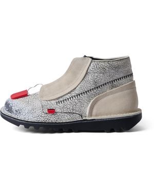 Kickers Adult Acw* Kick Hi Leather Boots - Grey