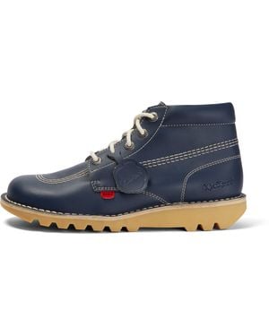 Kickers Adult Kick Hi Leather Alternative - Blue