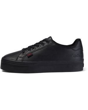 Kickers Adult Tovni Stack Leather - Black