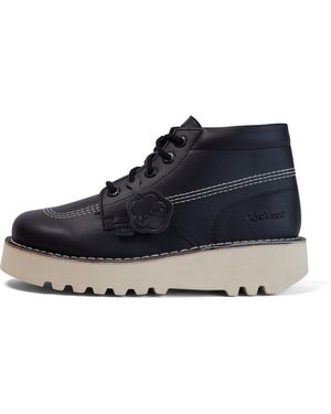 Kickers Adult Kick Hi Stack Leather Alternative - Blue