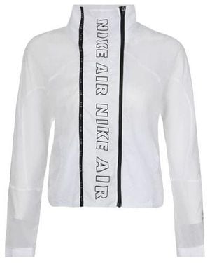 Nike (Wmns) Air Full-Length Zipper Cardigan Running Jacket - White
