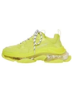 Balenciaga (Wmns) Triple S Trainer 'Clear Sole - Yellow