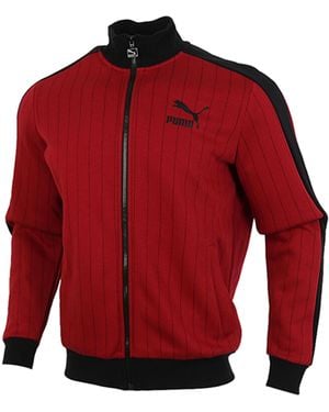 PUMA Pinstripe Jacket - Red