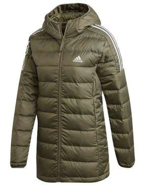 adidas Female Essentials Down Parka - Green