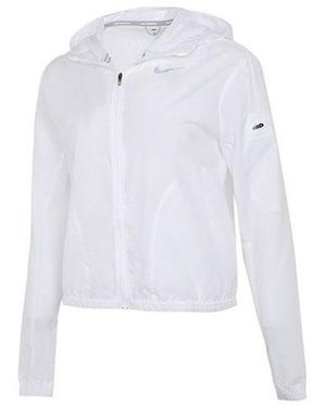 Nike (Wmns) As W Nk Imp Lght Jkt Jacket Hd - White