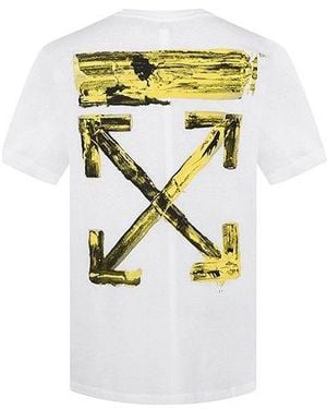 Off-White c/o Virgil Abloh Arrow Print Oversized Short-Sleeved - Metallic