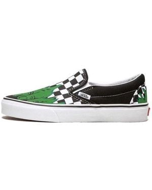 Vans Marvel X Classic Slip-On 'Hulk' - Black