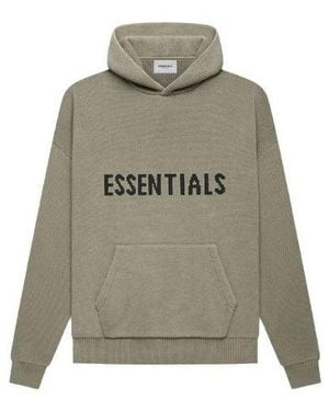 Fear Of God Fw21 Knit Hoodie 'Pistachio' - Grey