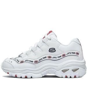 Skechers (Wmns) D Lites Leisure Shoes Gs - White