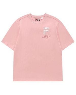 Fila Casual Logo Tee - Pink