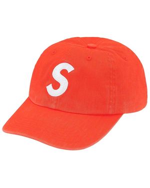 Supreme Pigment Print S Logo 6-Panel - Red