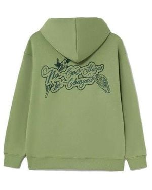 Li-ning Bad Five Sports Basketball Series Printing Hoodie - Green