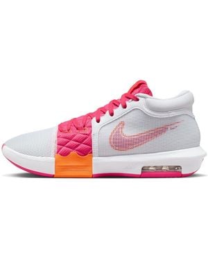 Nike Lebron Witness 8 Ep Bright Mandarin' - Pink