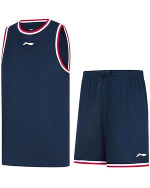 Li-ning Basketball Competition Suits - Blue