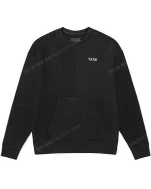 Vans Embroidered Logo Splicing Pullover - Black