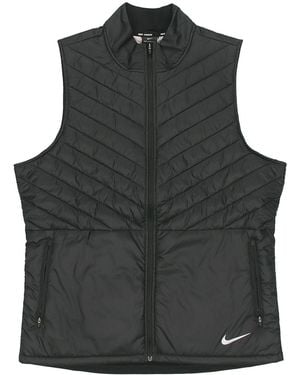 Nike Sports Running Splicing Stand Collar Vest - Gray