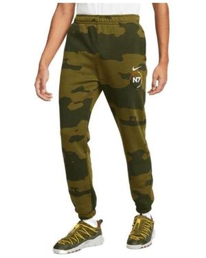 Nike Sportswear N7 Club Fleece Sweatpants 'Camo' - Green