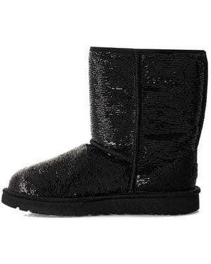 UGG (Wmns) Classic Short Cosmos Sequin - Black