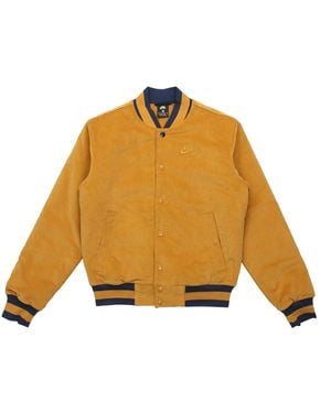 Nike Corduroy Skateboard Sports Jacket - Yellow
