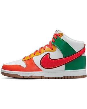 Nike Dunk High 'Chenille Swoosh' - Red