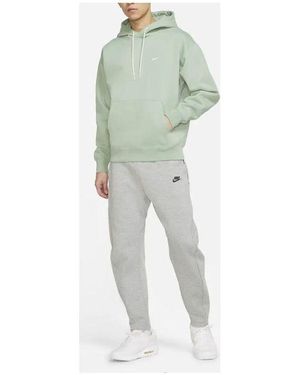 Nike Logo Embroidered Solid Colour Fleece Lined - Green