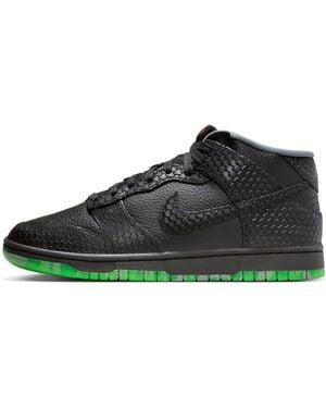 Nike Dunk Mid Premium 'Halloween' - Black