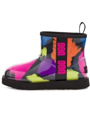 UGG (Wmns) Classic Clear Mini Party Spots Boot - Purple