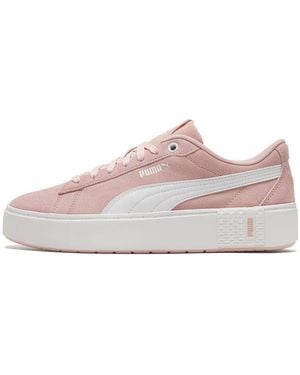 PUMA (Wmns) Smash Platform V2 Suede 'Peachskin' - Pink