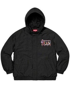 Supreme Super Team Puffy Jacket - Black