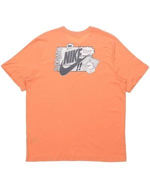 Nike As M Sportswear Nsw Tee Shoe Printing Short Sleeve - Orange