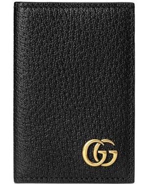 Gucci Gg Marmont Card Case 547075-Dj20T-1000 - Black