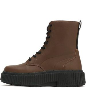 PUMA (Wmns) Dinara Boots 'Chocolate' - Brown