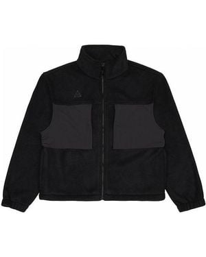Nike Lab Acg Fleece Jacket Anthracite' - Black