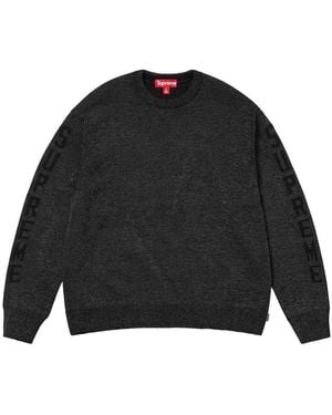 Supreme Reflective Jumper '' - Black